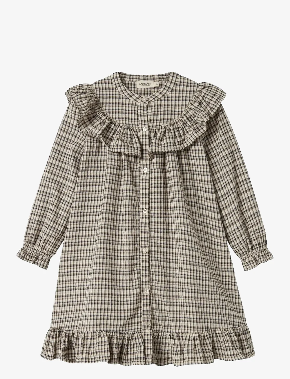 MarMar Copenhagen - Dalina - långärmade vardagsklänningar - pilot navy check - 1