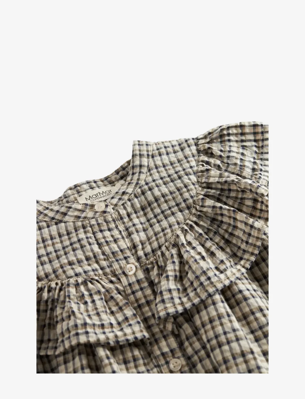MarMar Copenhagen - Dalina - långärmade vardagsklänningar - pilot navy check - 3