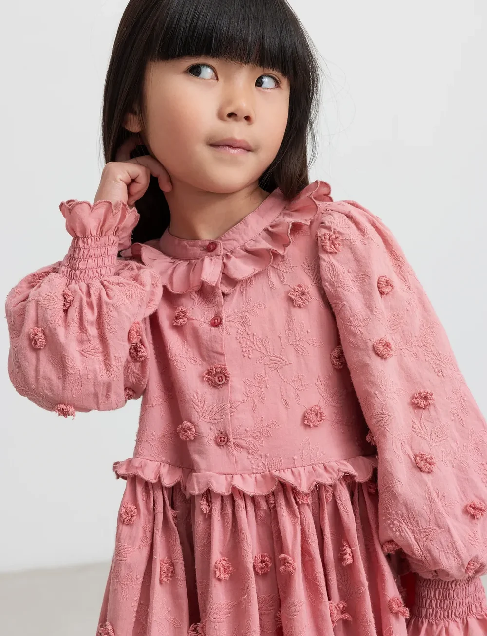 MarMar Copenhagen - Dipa - pikkade varrukatega vabaaja kleidid - pink delight - 0