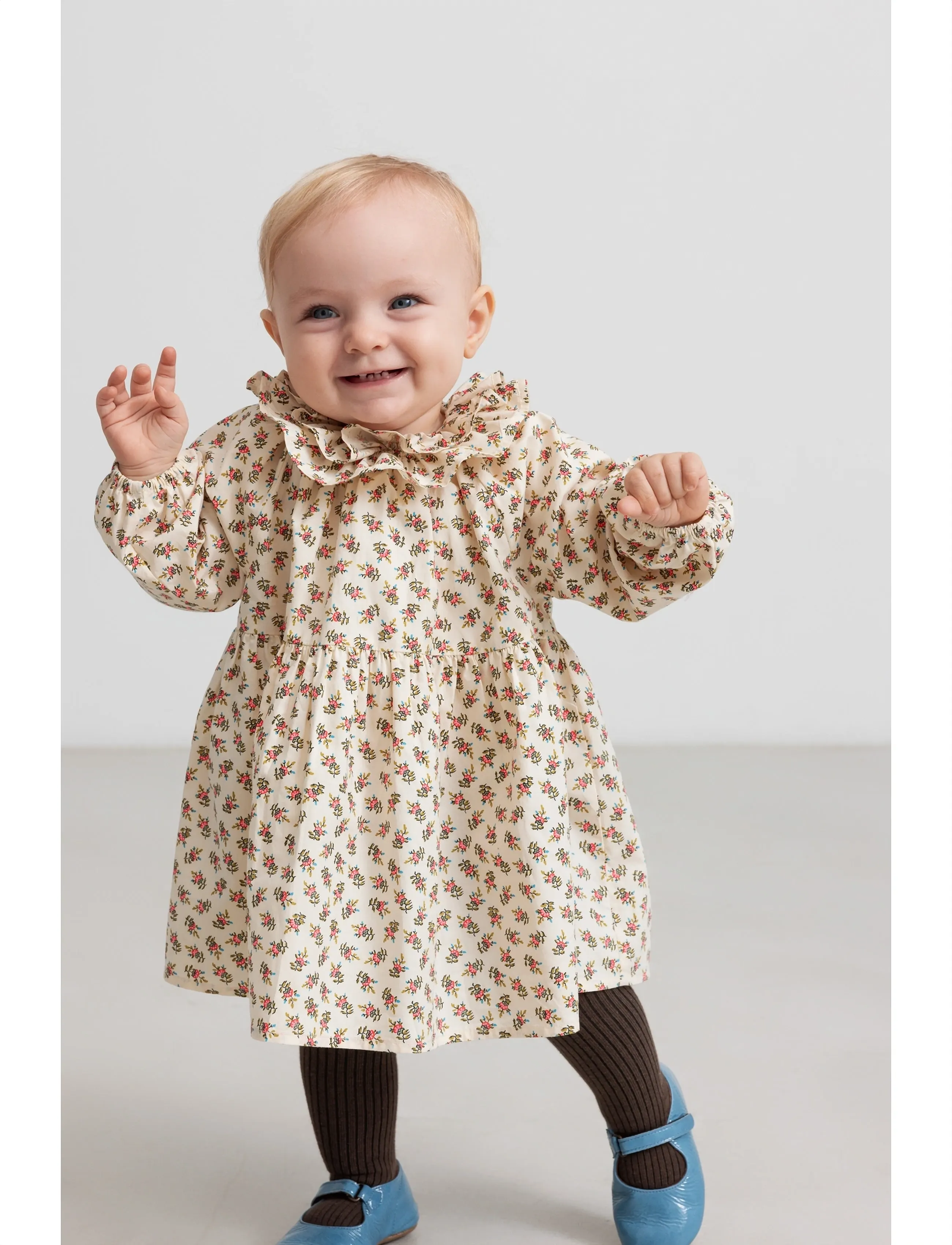 MarMar Copenhagen Dalin - Langärmelige Babykleider - JAPANESE FLOWER / cream