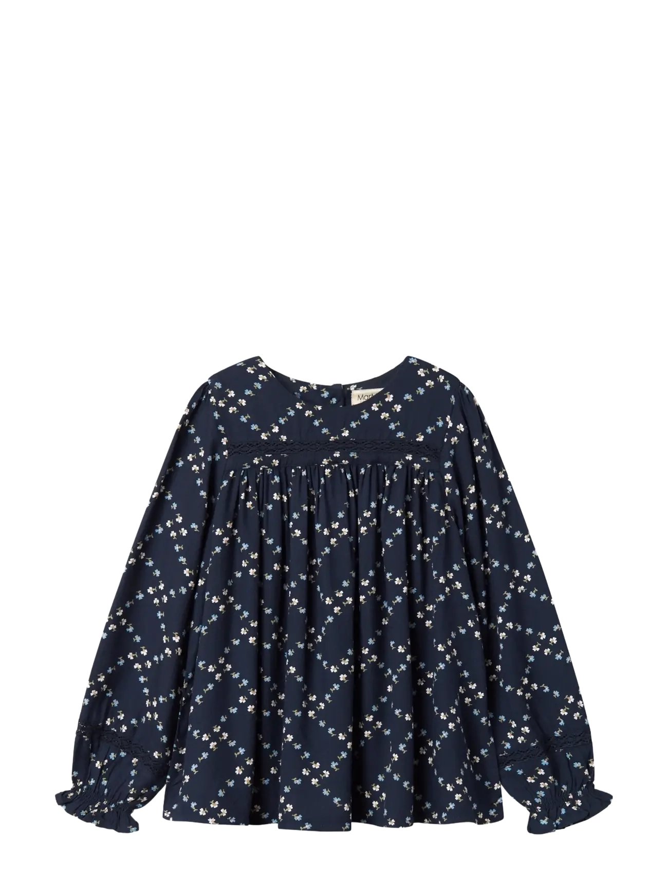 MarMar Copenhagen Tuka LS - Overdele - FRENCH FLOWER / navy