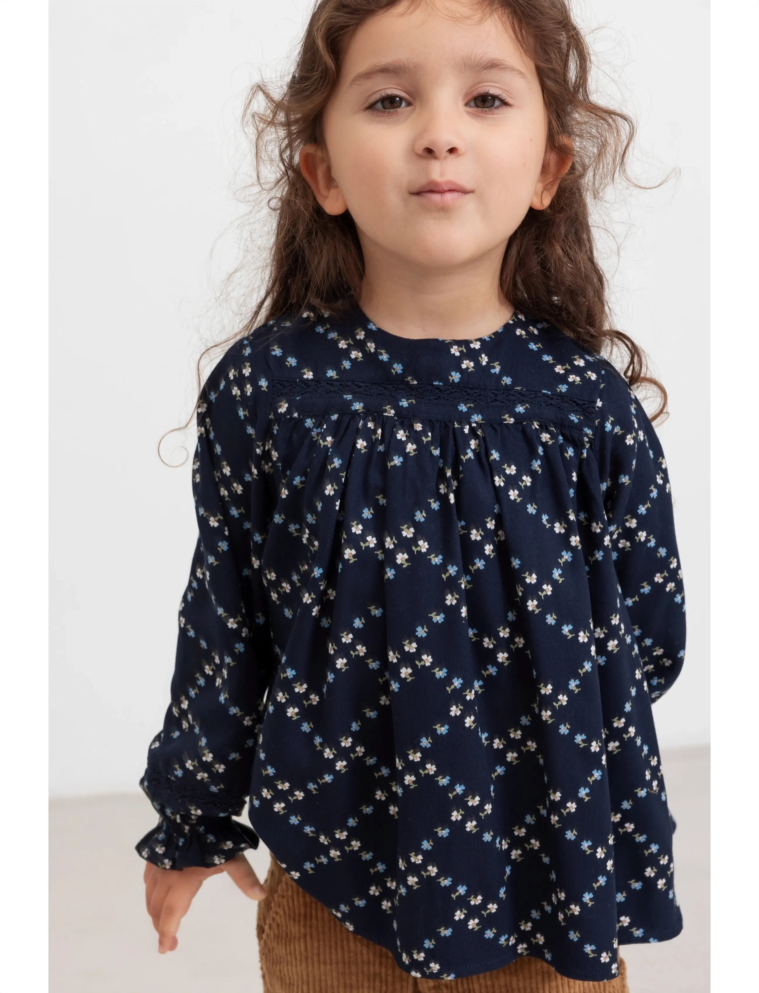 MarMar Copenhagen Tuka LS - Overdele - FRENCH FLOWER / navy