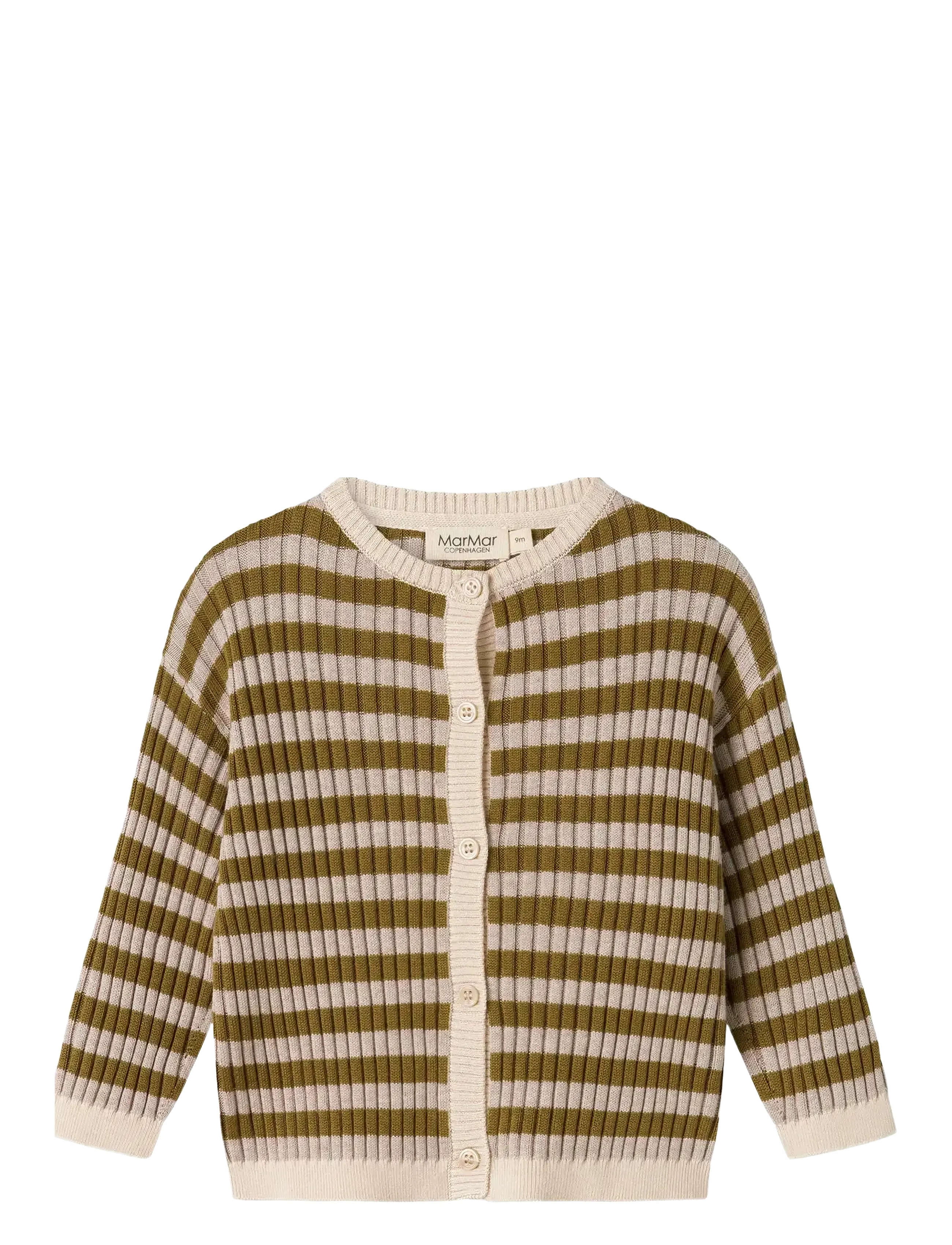 MarMar Copenhagen Tob - Strickmode - CASHEW MEL. STRIPE / brown