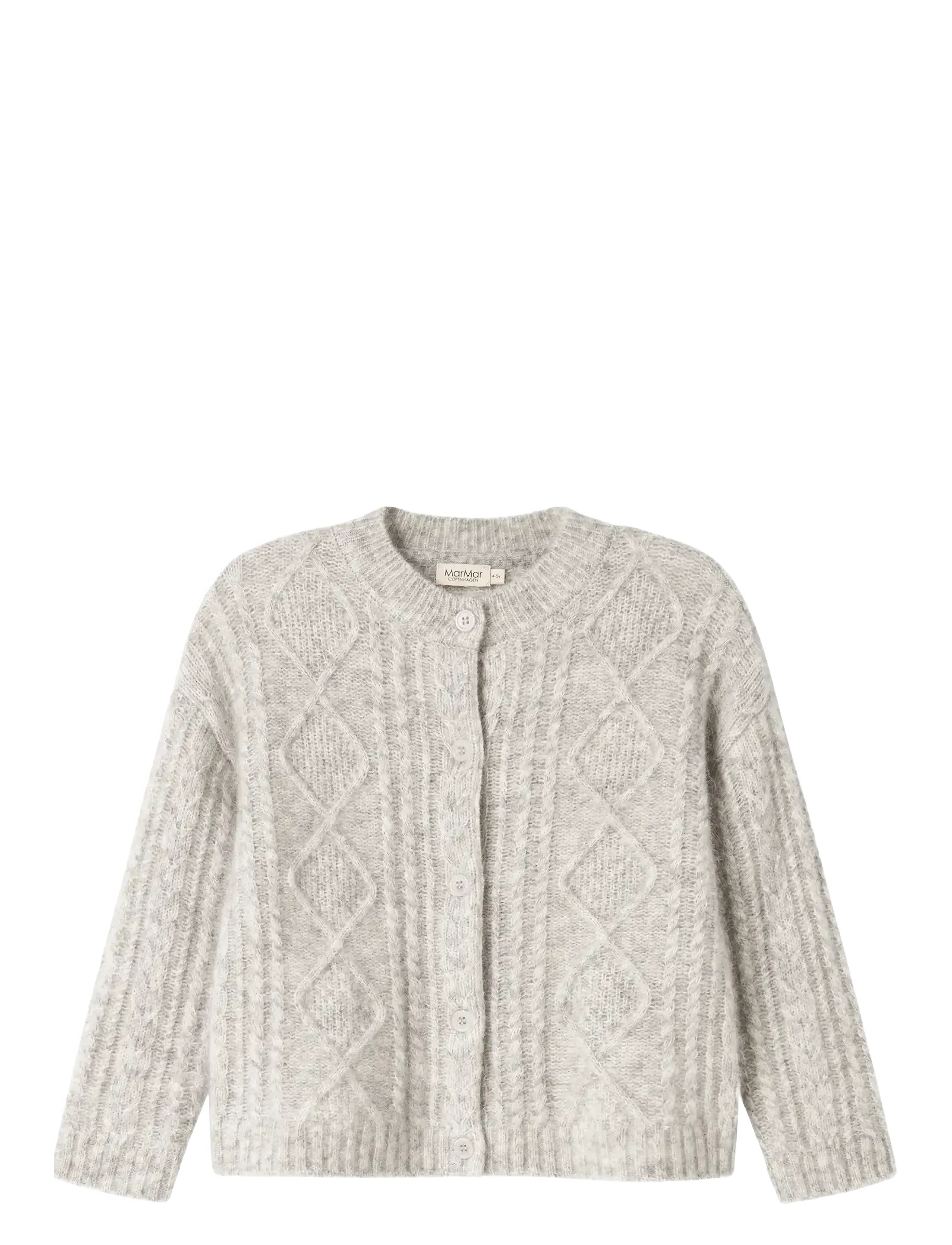 MarMar Copenhagen Tavon - Cardigans - MORNING DEW MEL. / grey