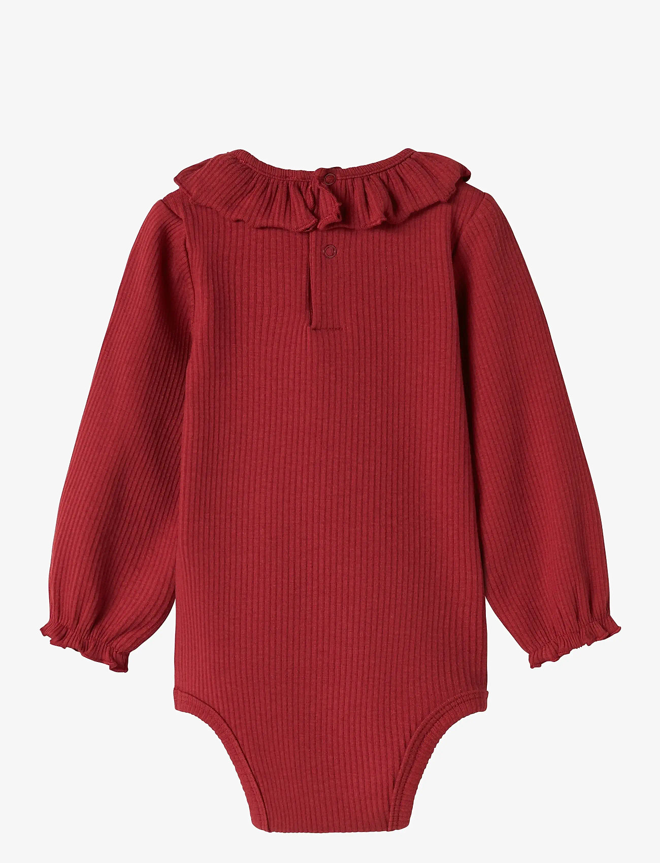 MarMar Copenhagen - Brandine - långärmade bodies - hibiscus red - 2