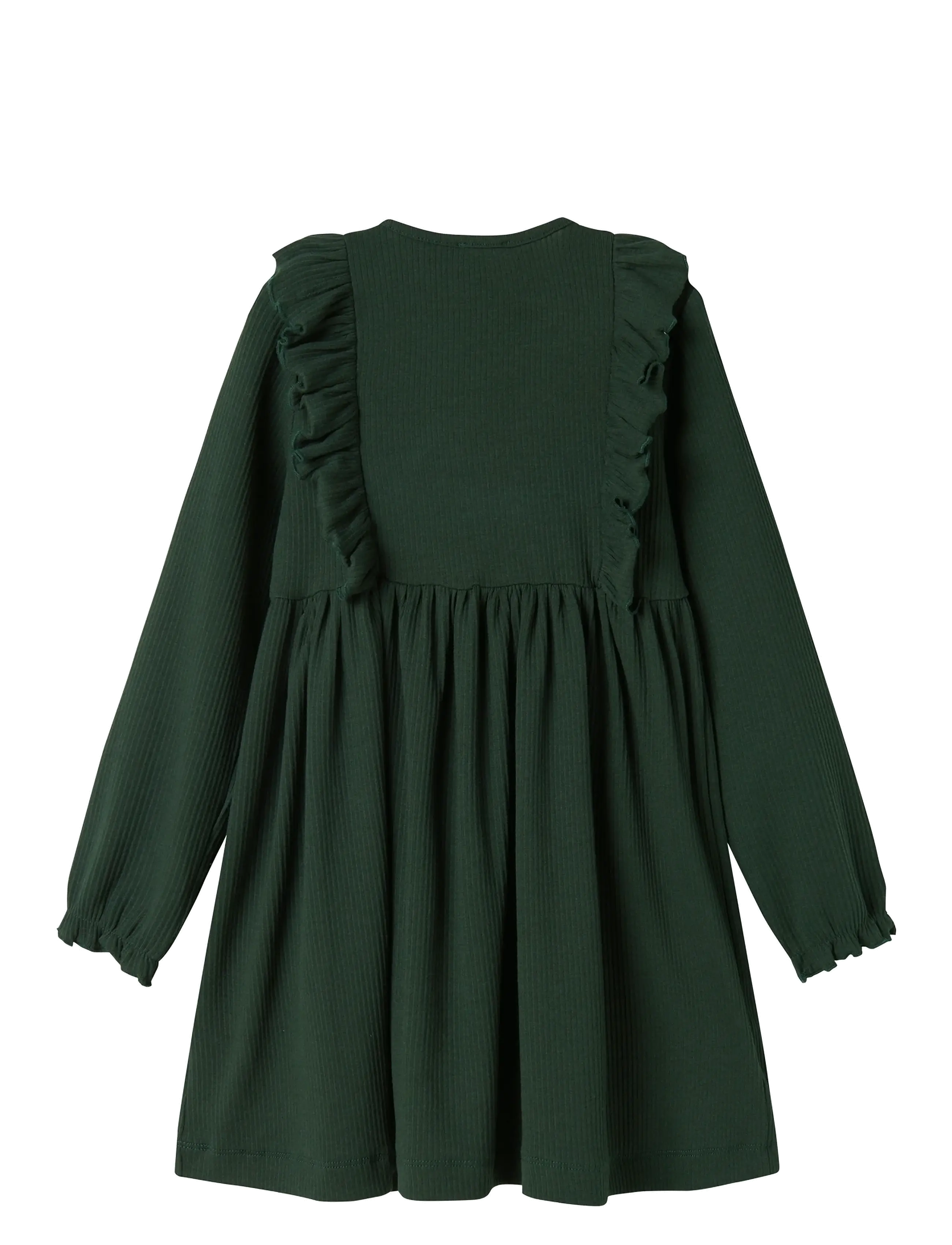 MarMar Copenhagen - Dress Dikte - pikkade varrukatega vabaaja kleidid - dark leaf - 2