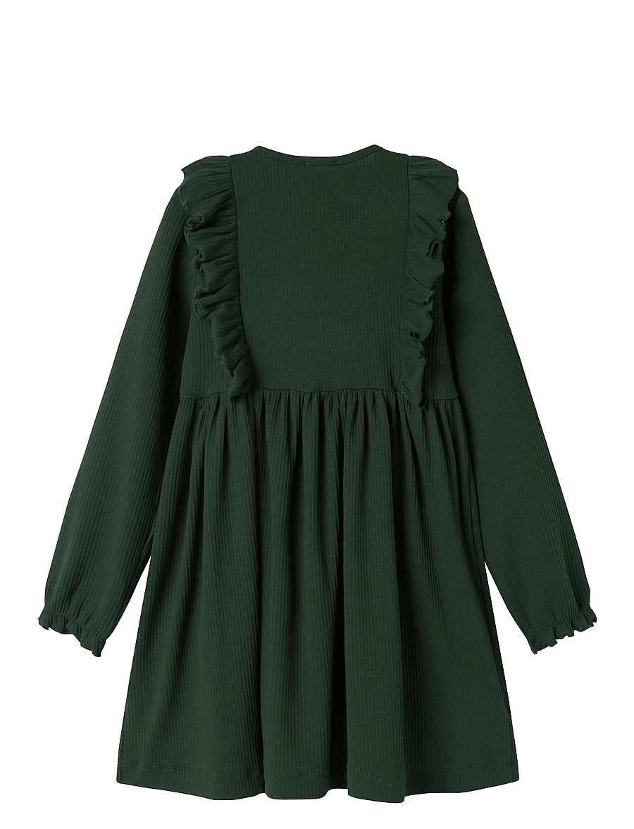 MarMar Copenhagen - Dress Dikte - långärmade vardagsklänningar - dark leaf - 2