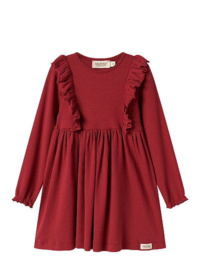 MarMar Copenhagen Dress Dikte - Clothing - HIBISCUS RED / red