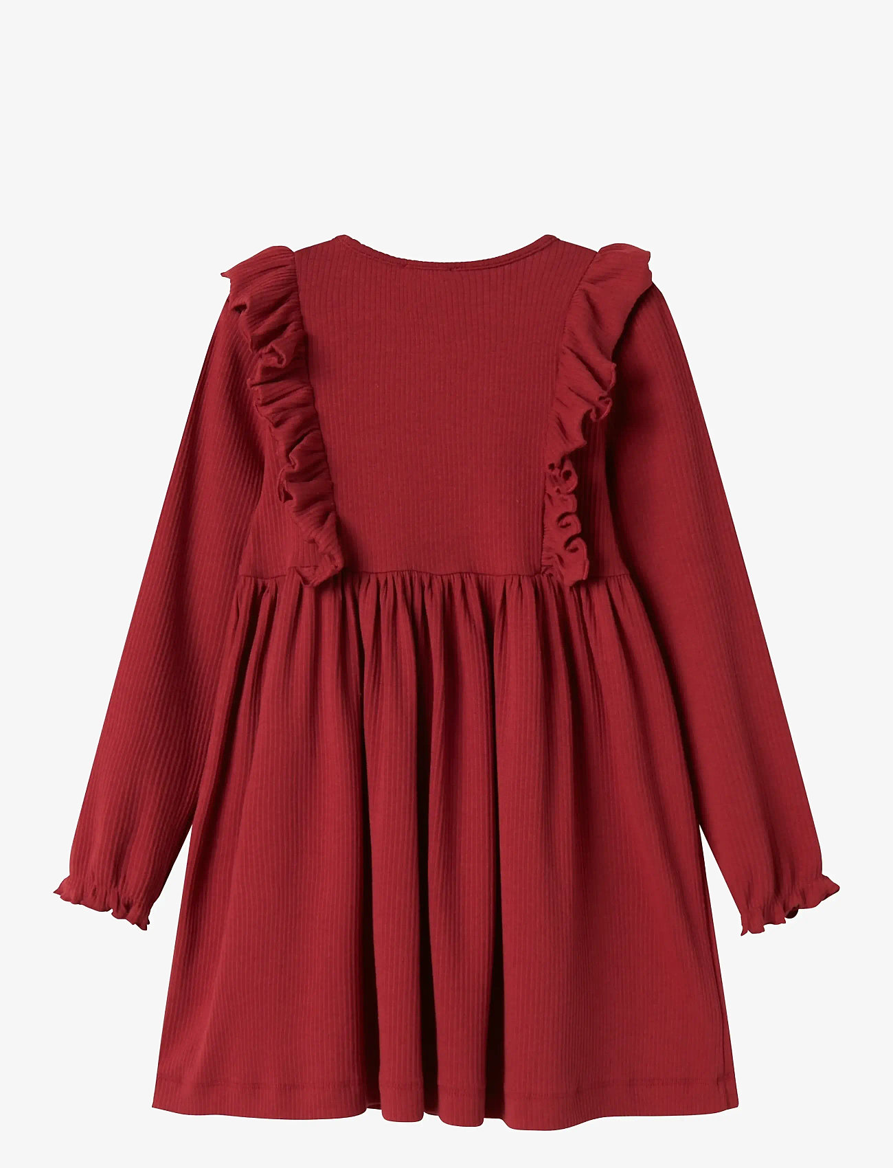 MarMar Copenhagen - Dress Dikte - long-sleeved casual dresses - hibiscus red - 2