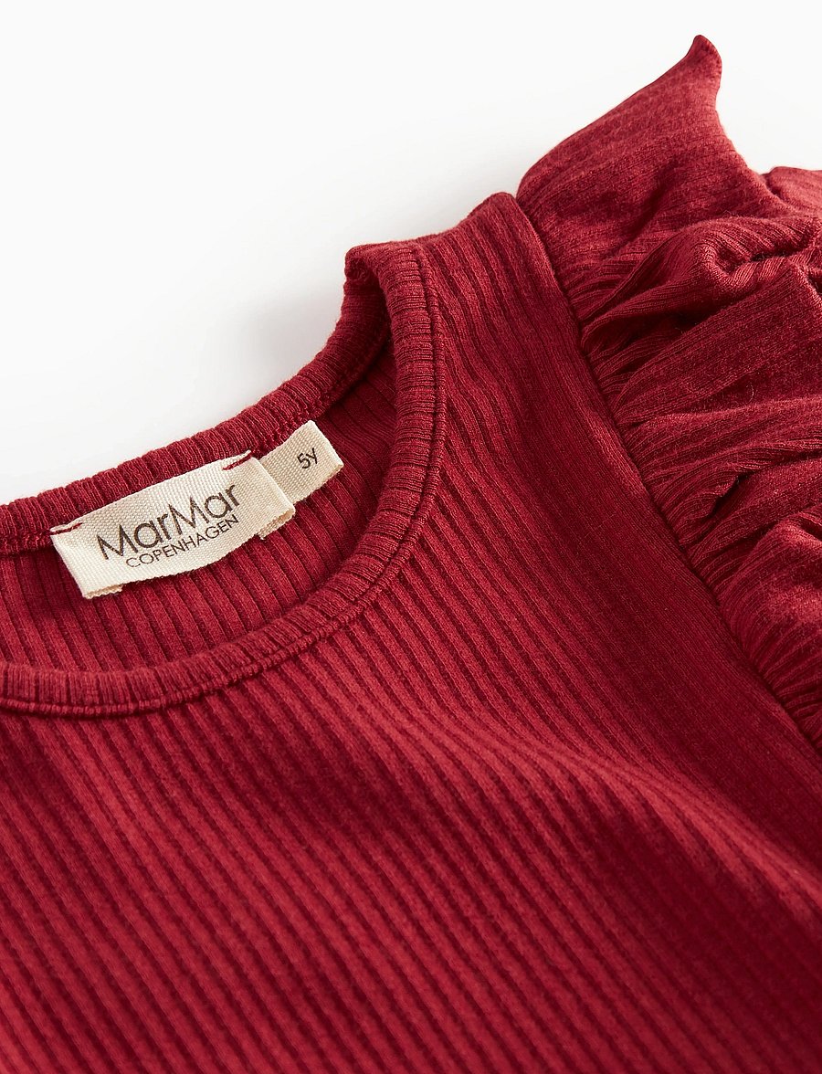 MarMar Copenhagen - Dress Dikte - långärmade vardagsklänningar - hibiscus red - 3