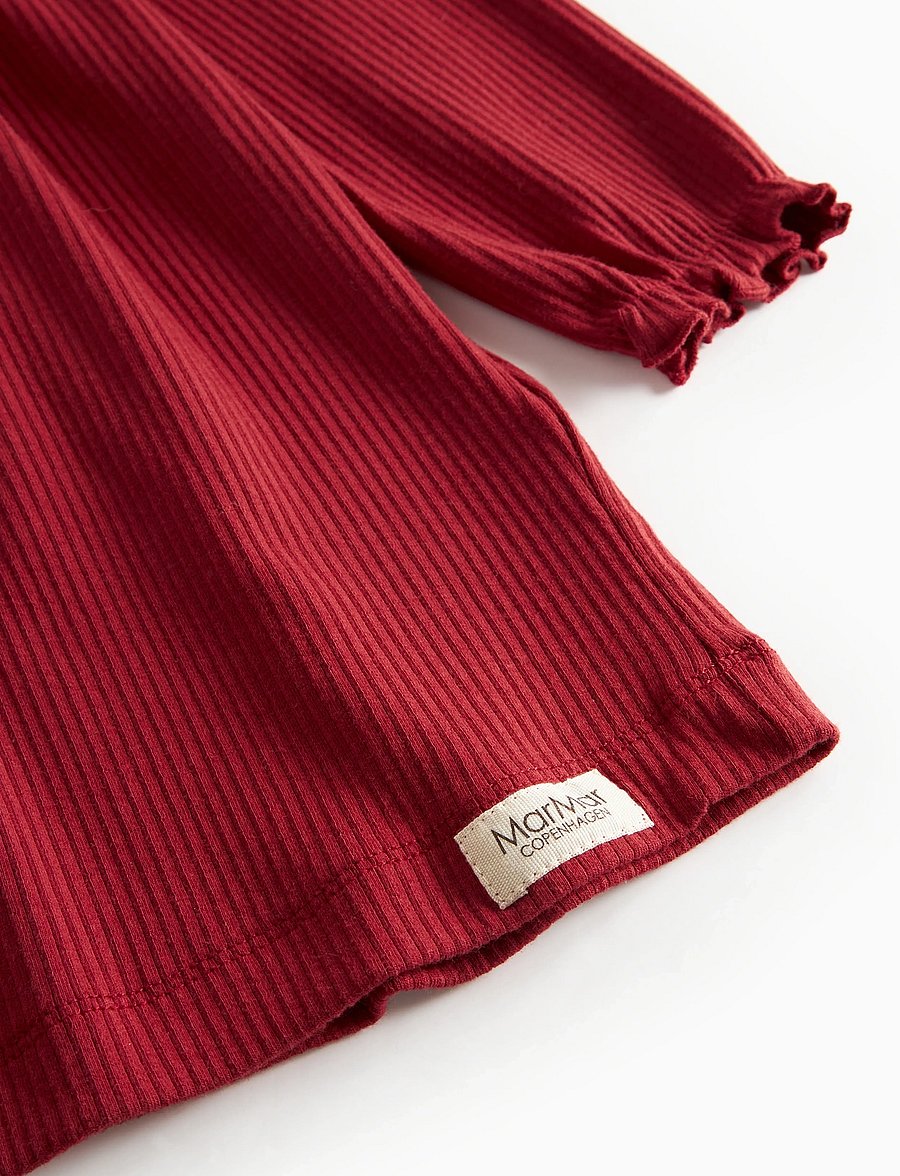 MarMar Copenhagen - Dress Dikte - långärmade vardagsklänningar - hibiscus red - 4