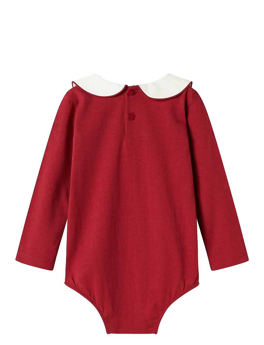 MarMar Copenhagen - Becki - langärmelige bodys - hibiscus red - 2