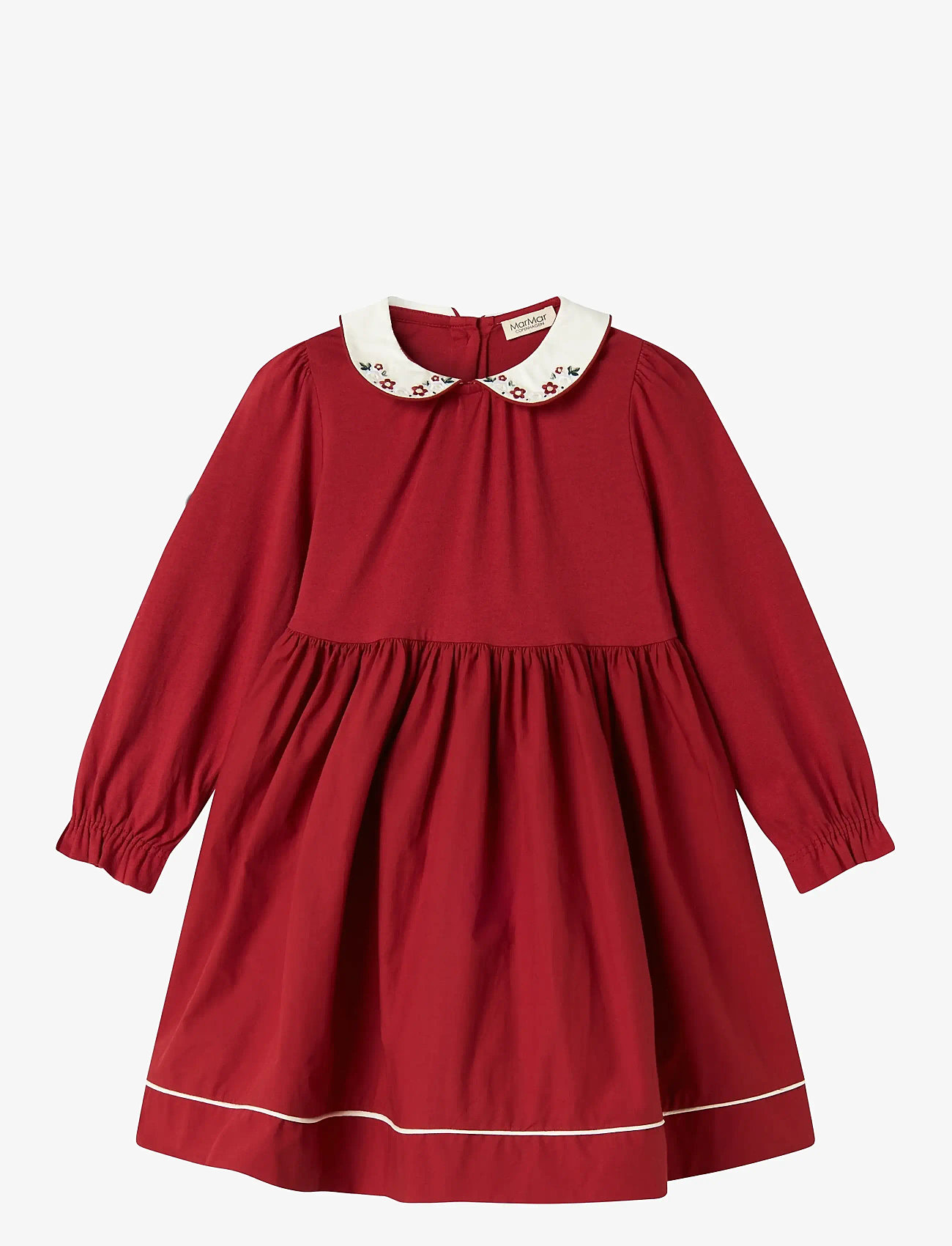 MarMar Copenhagen - Dielle - long-sleeved casual dresses - hibiscus red - 1