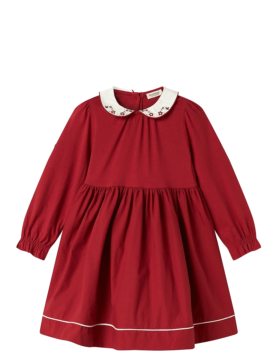 MarMar Copenhagen - Dielle - langärmelige freizeitkleider - hibiscus red - 1