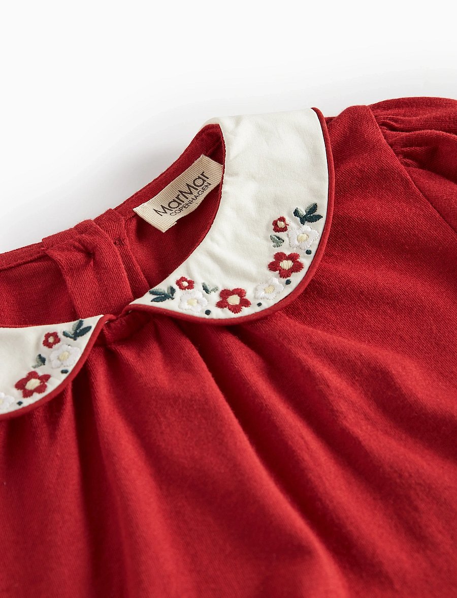 MarMar Copenhagen - Dielle - langärmelige freizeitkleider - hibiscus red - 3
