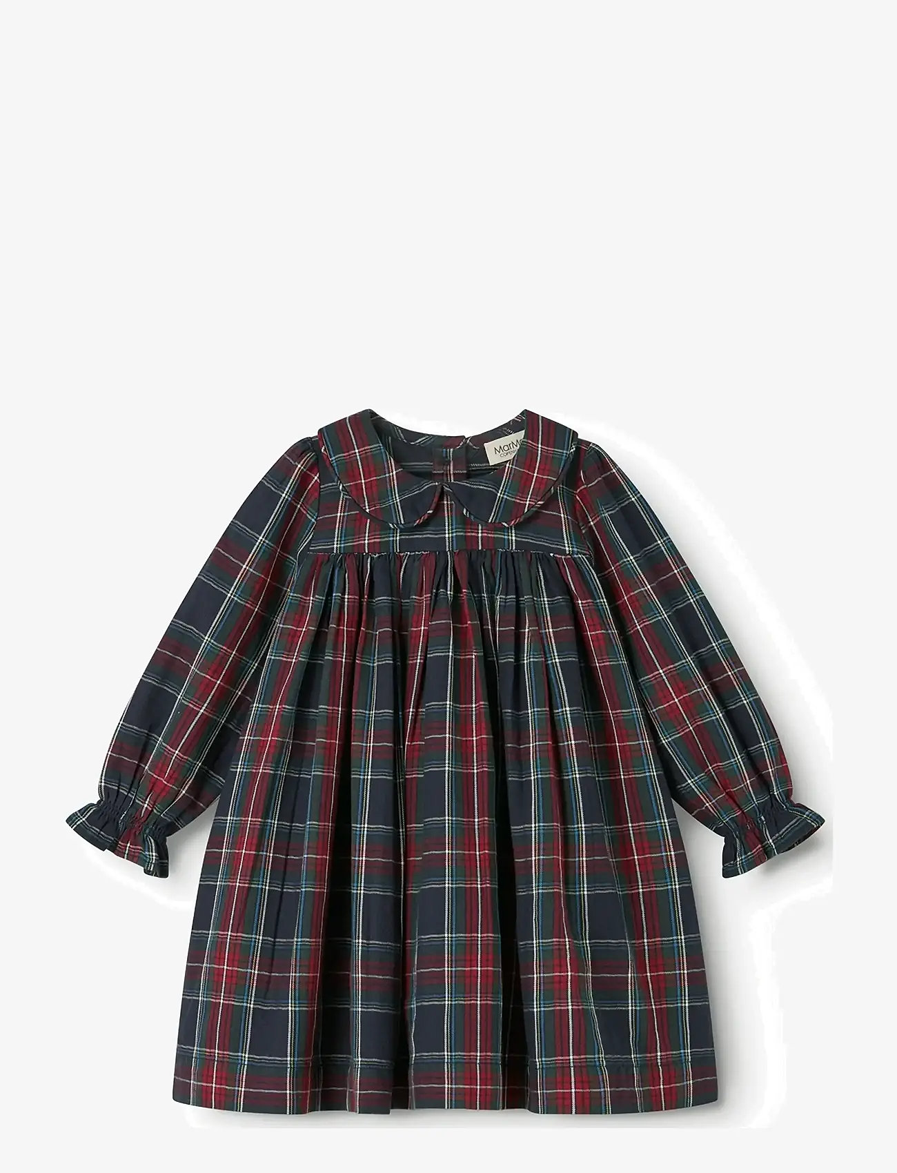 MarMar Copenhagen - Dulla B LS - langærmede babykjoler - pilot navy check - 1