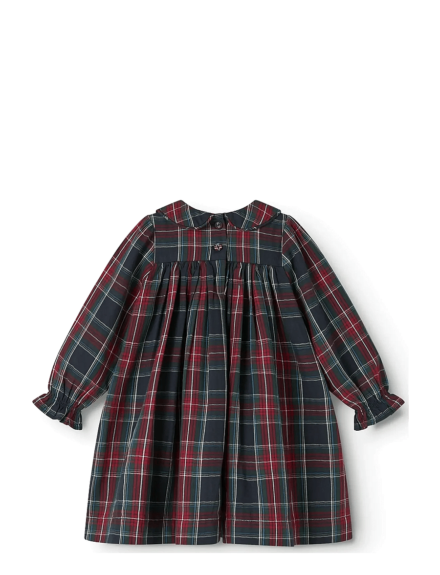 MarMar Copenhagen - Dulla B LS - langärmelige babykleider - pilot navy check - 2