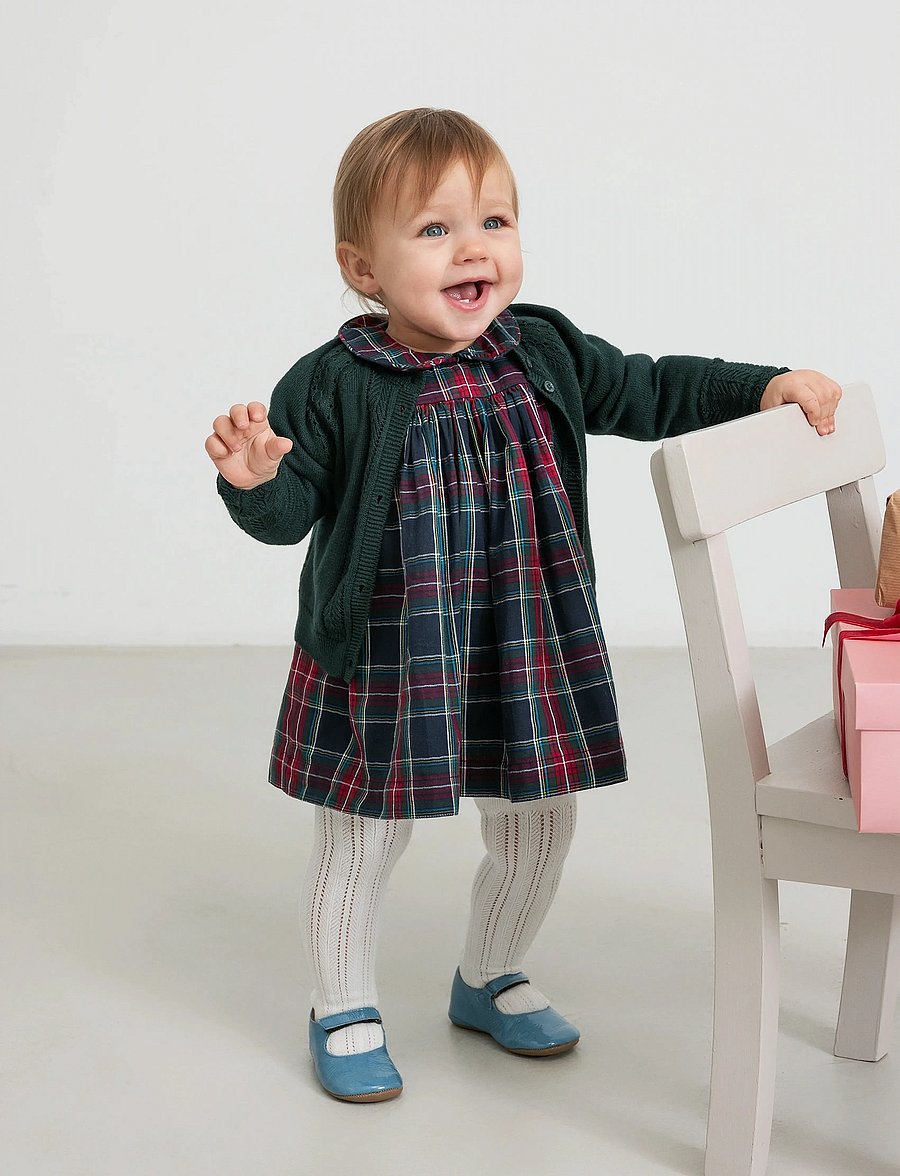 MarMar Copenhagen - Dulla B LS - langärmelige babykleider - pilot navy check - 0