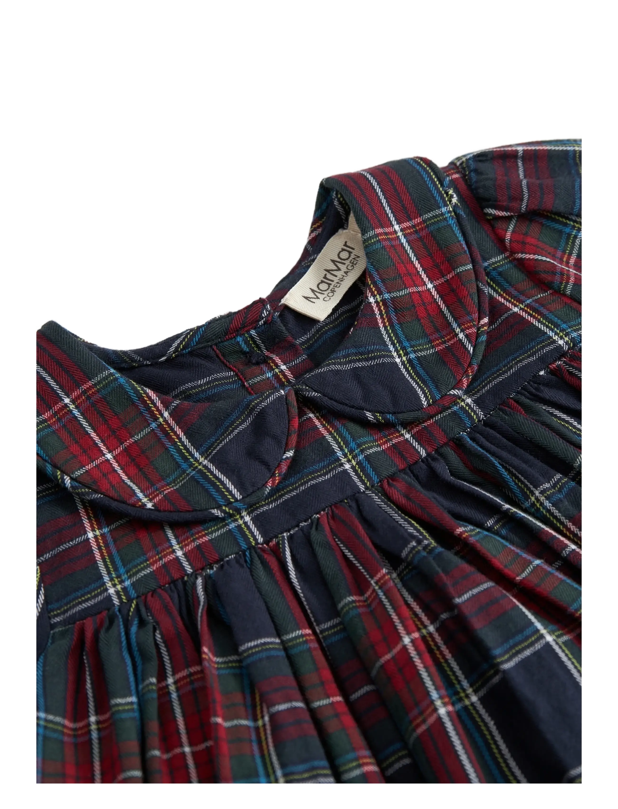 MarMar Copenhagen - Dulla B LS - long-sleeved baby dresses - pilot navy check - 3