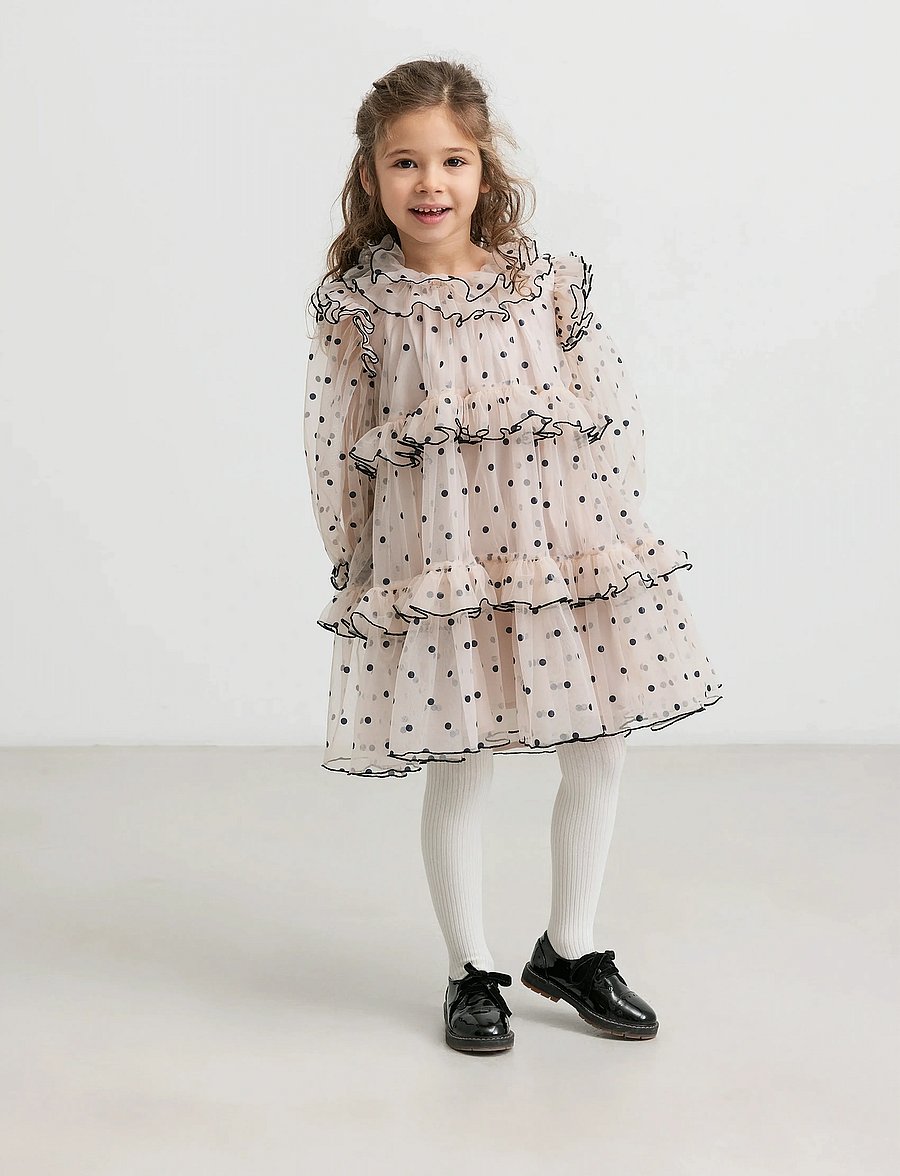 MarMar Copenhagen - Dakira LS - juhlamekot - black dots - 0