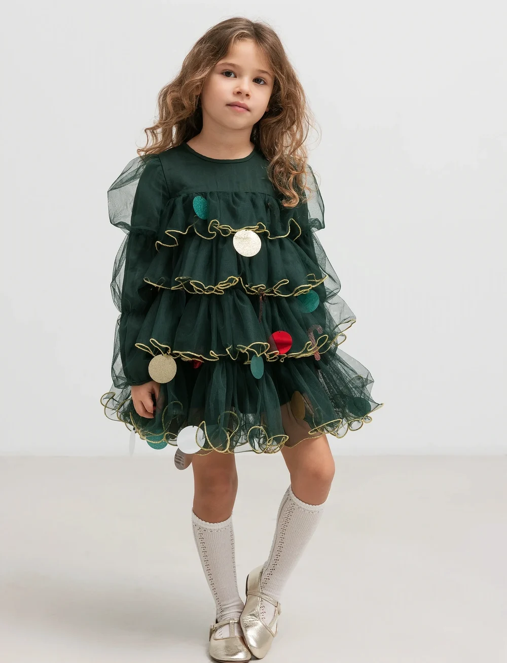 MarMar Copenhagen - December - langermede hverdagskjoler - dark leaf - 3