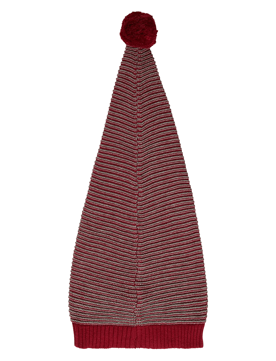MarMar Copenhagen - Alfen - wintermützen - hibiscus red stripe - 2