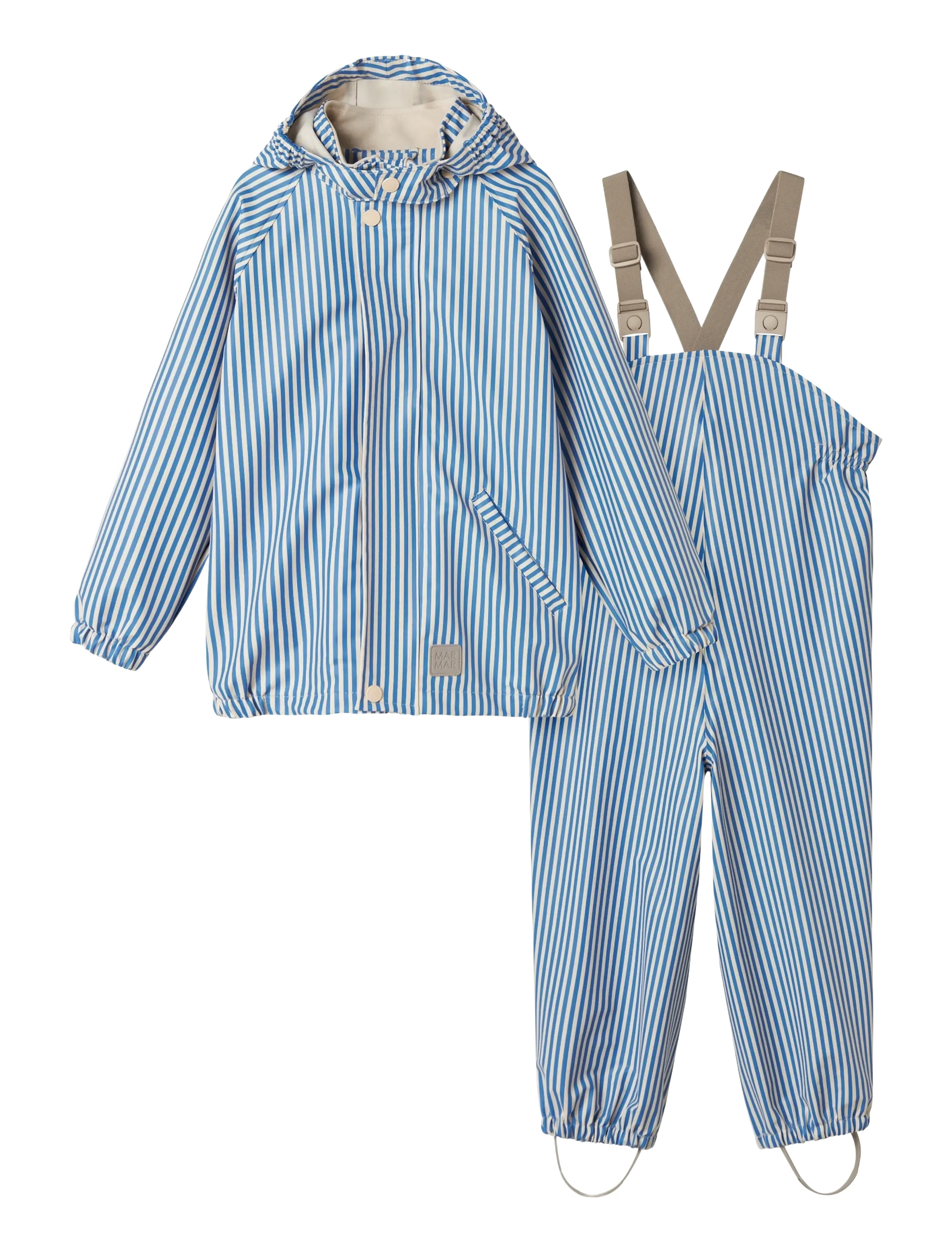 MarMar Copenhagen Oddy Set - Regensets - BLUE STRIPE / blue