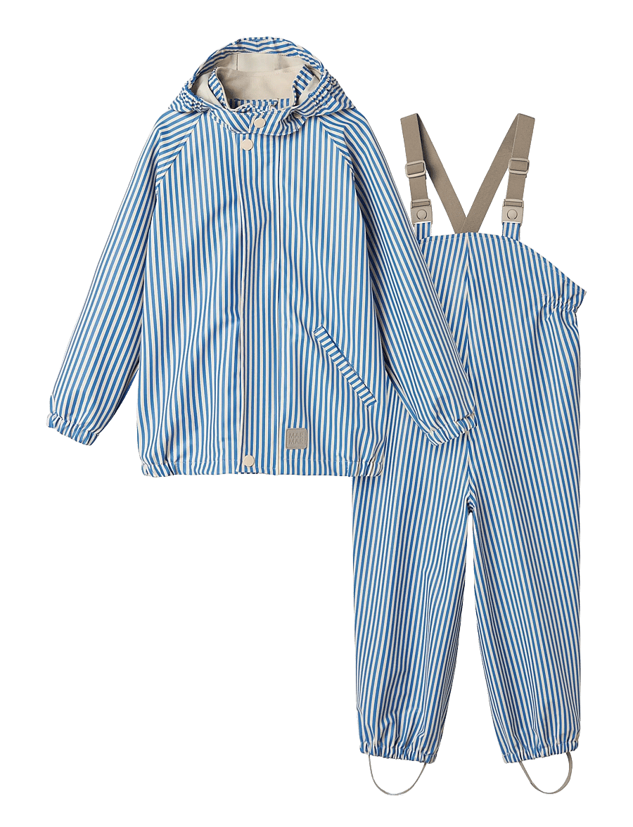 MarMar Copenhagen - Oddy Set - regensets - blue stripe - 0