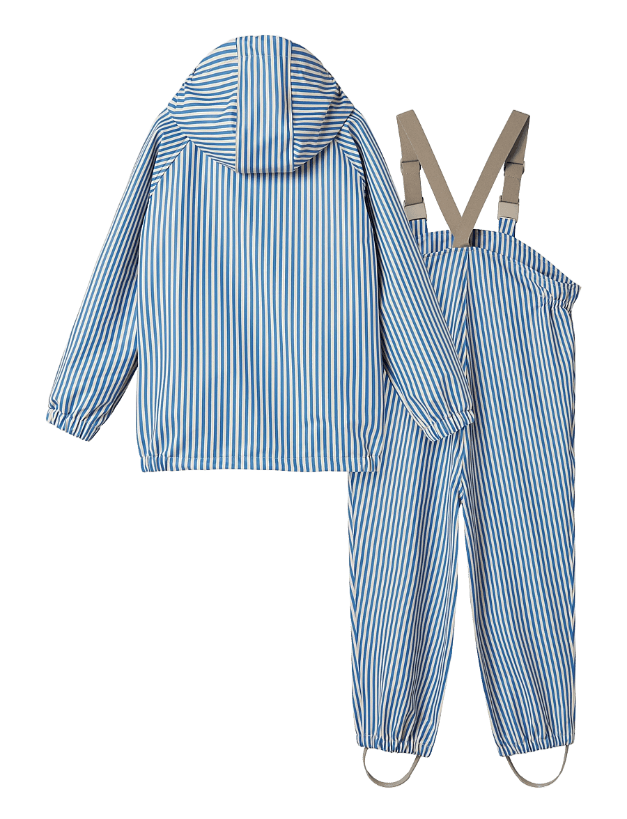 MarMar Copenhagen - Oddy Set - regensets - blue stripe - 1