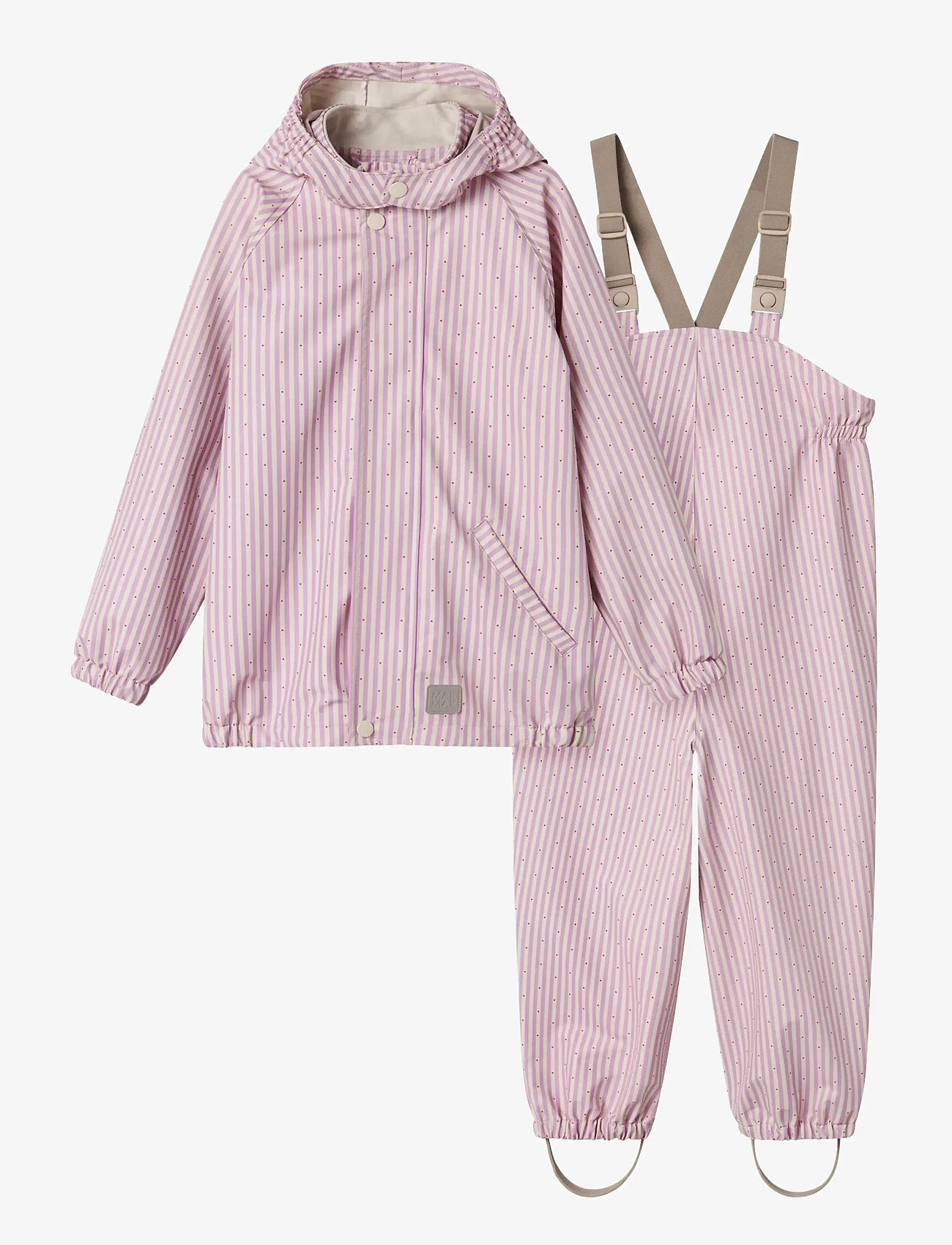 MarMar Copenhagen - Oddy Set - rain sets - pink stripe - 0