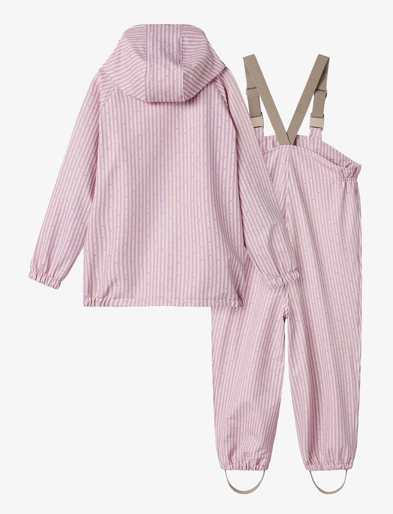 MarMar Copenhagen - Oddy Set - rain sets - pink stripe - 1