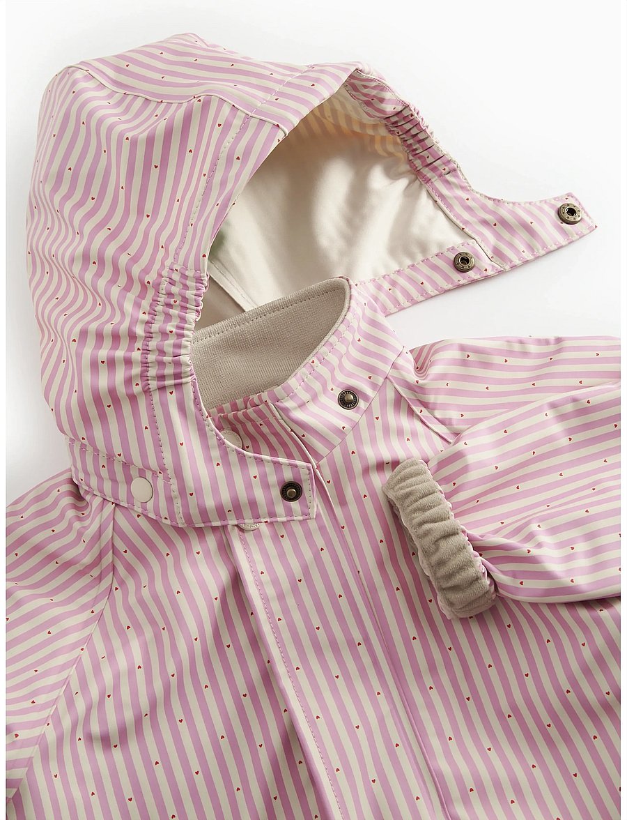 MarMar Copenhagen - Oddy Set - vihmakomplektid - pink stripe - 2