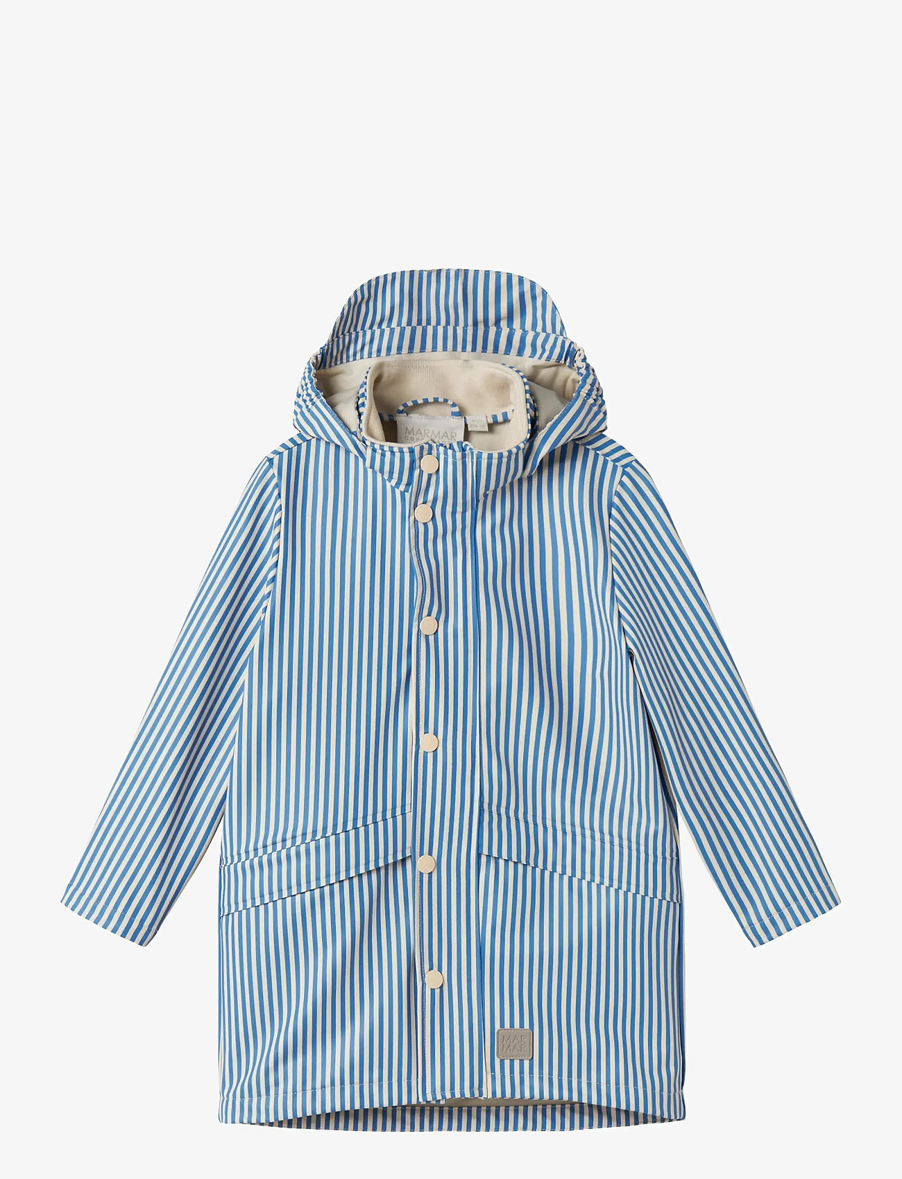 MarMar Copenhagen - October Jacket - regnjackor - blue stripe - 1