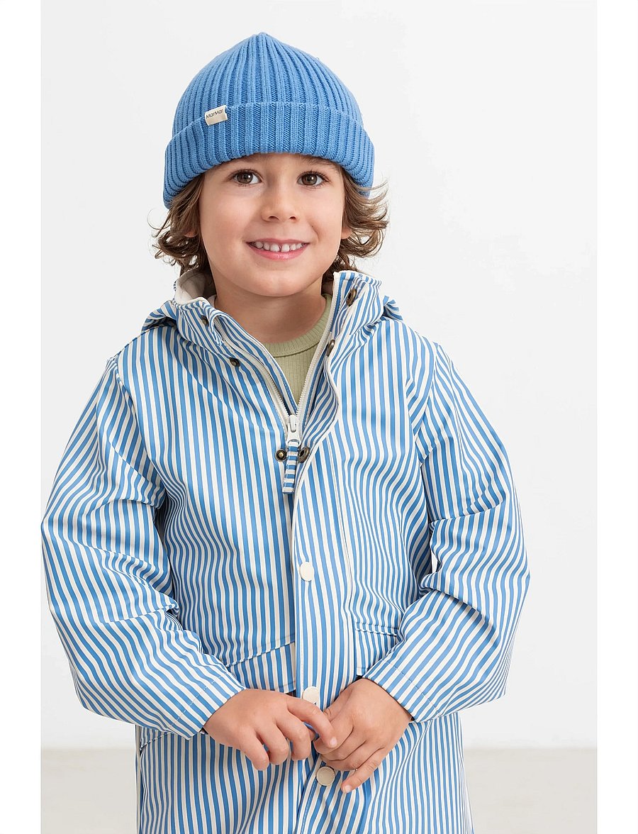 MarMar Copenhagen - October Jacket - regnjackor - blue stripe - 0