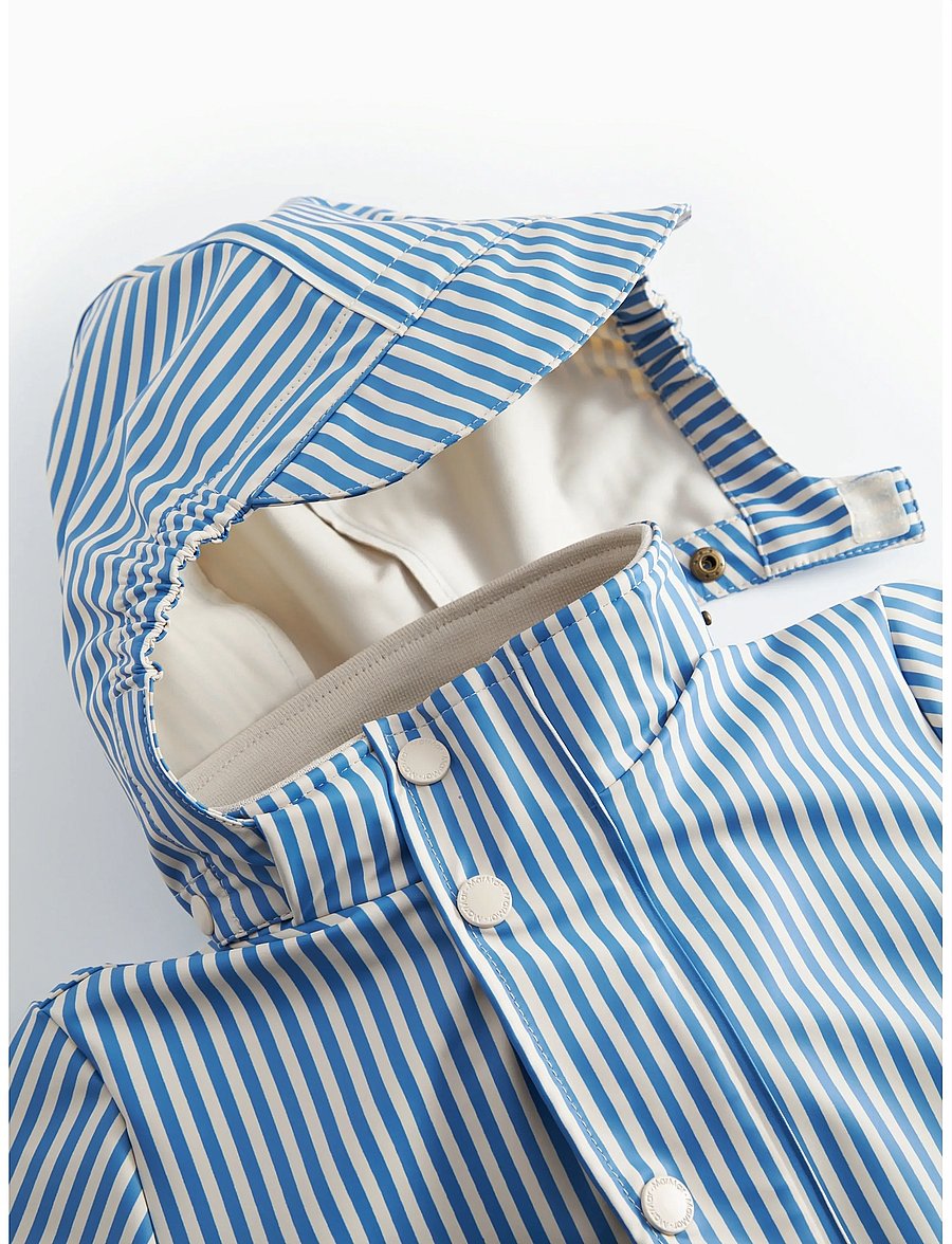 MarMar Copenhagen - October Jacket - regnjackor - blue stripe - 3
