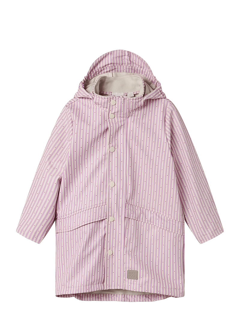 MarMar Copenhagen - October Jacket - regnjakker - pink stripe - 1