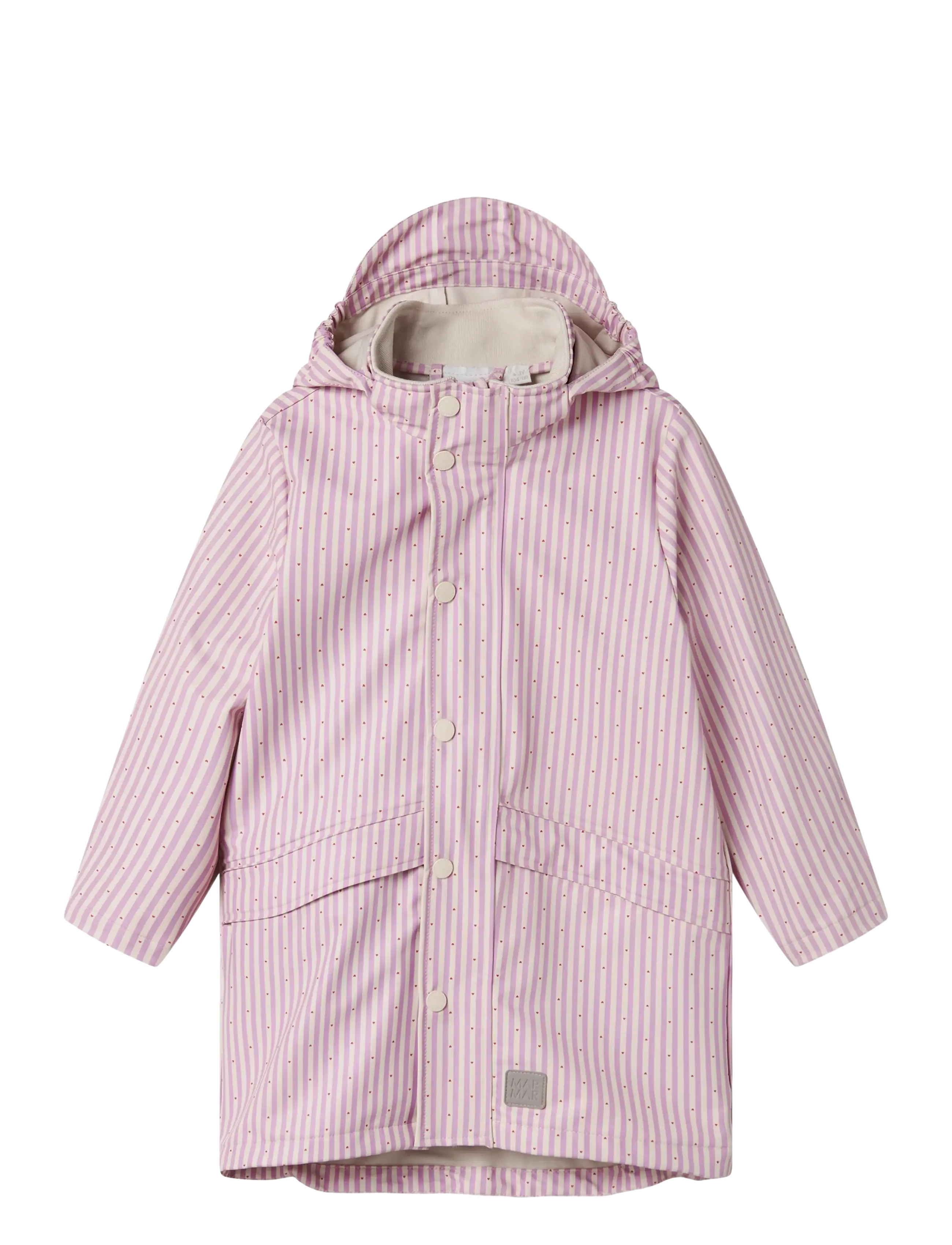MarMar Copenhagen October Jacket - Rain jackets - PINK STRIPE / pink/rose
