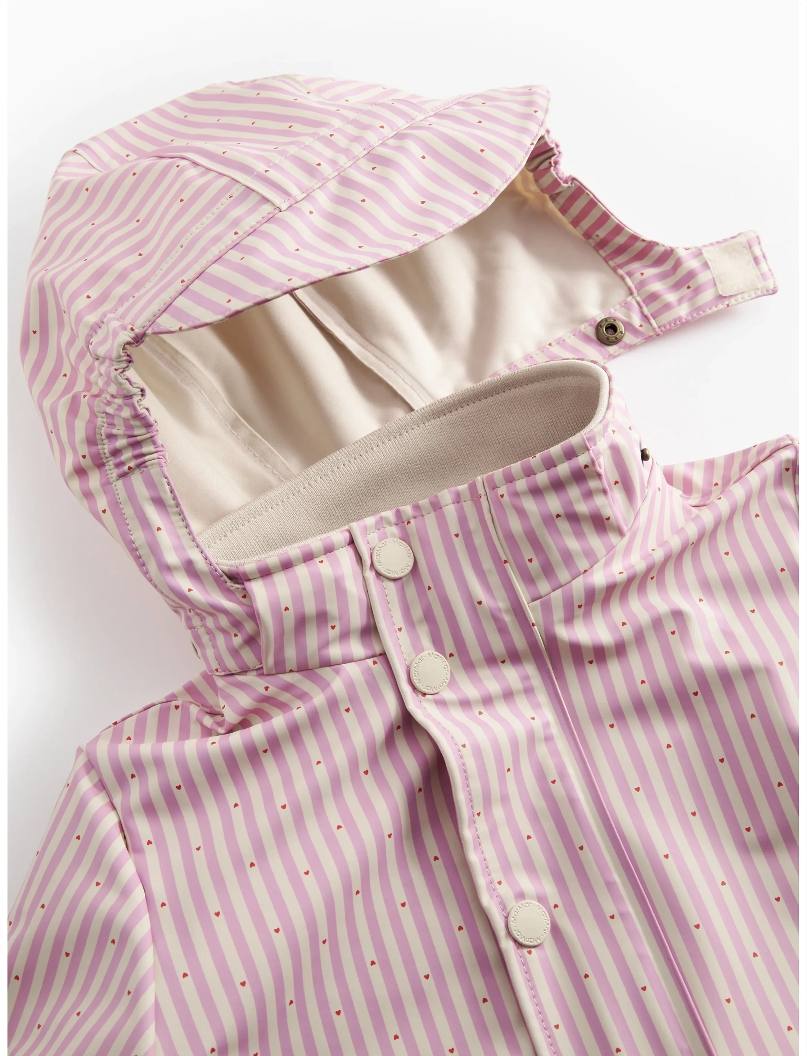 MarMar Copenhagen - October Jacket - przeciwdeszczowe - pink stripe - 3