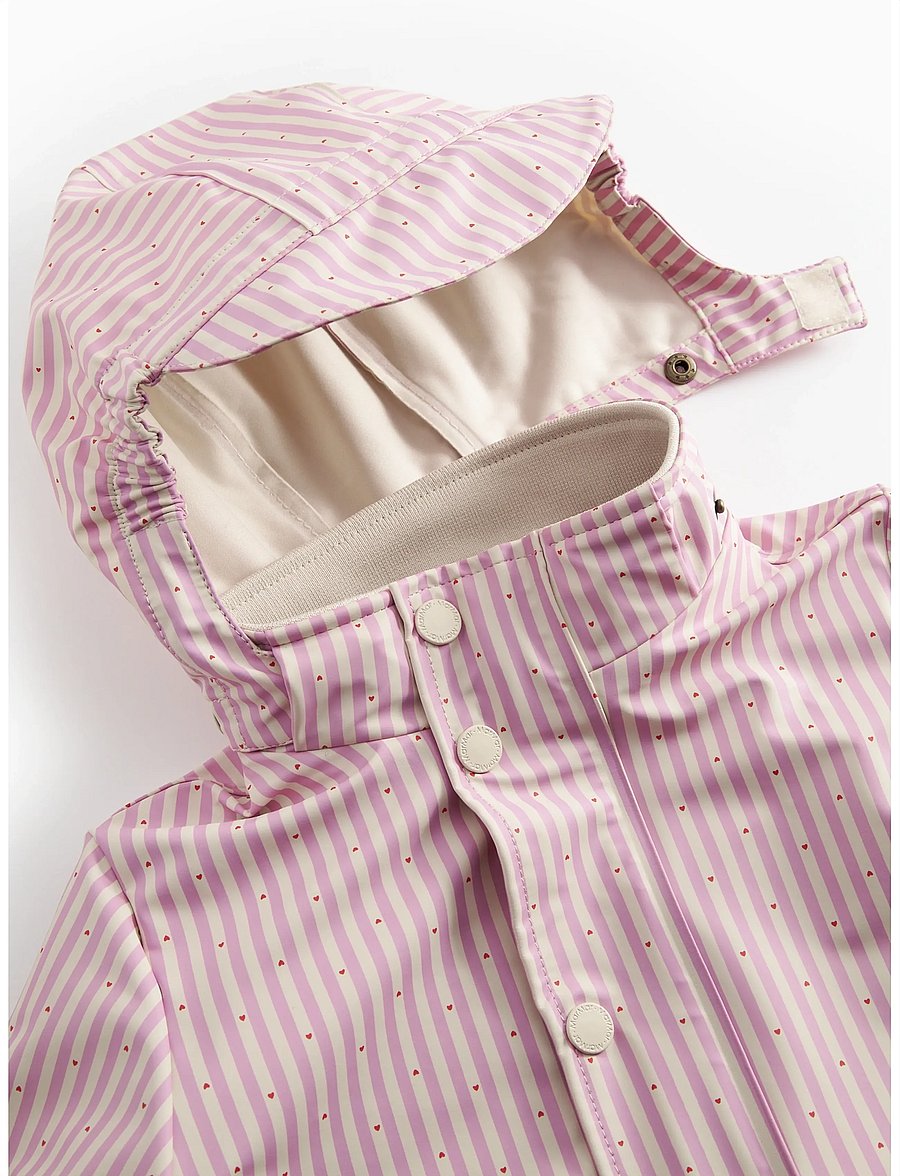 MarMar Copenhagen - October Jacket - przeciwdeszczowe - pink stripe - 3