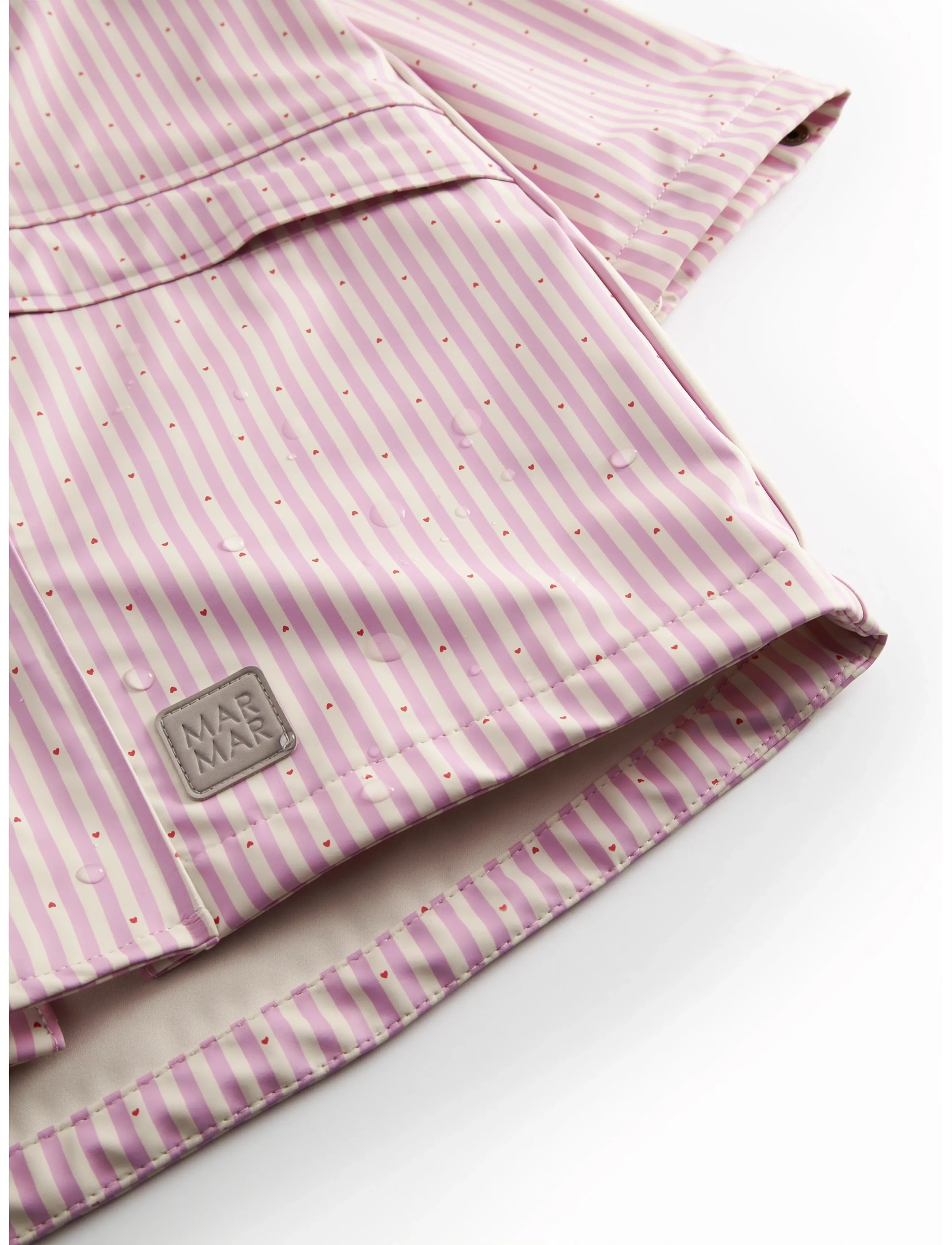 MarMar Copenhagen - October Jacket - przeciwdeszczowe - pink stripe - 4