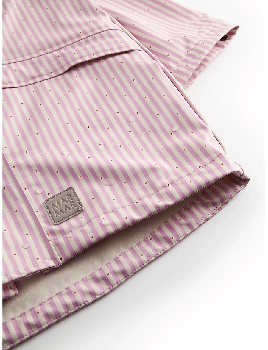 MarMar Copenhagen - October Jacket - przeciwdeszczowe - pink stripe - 4