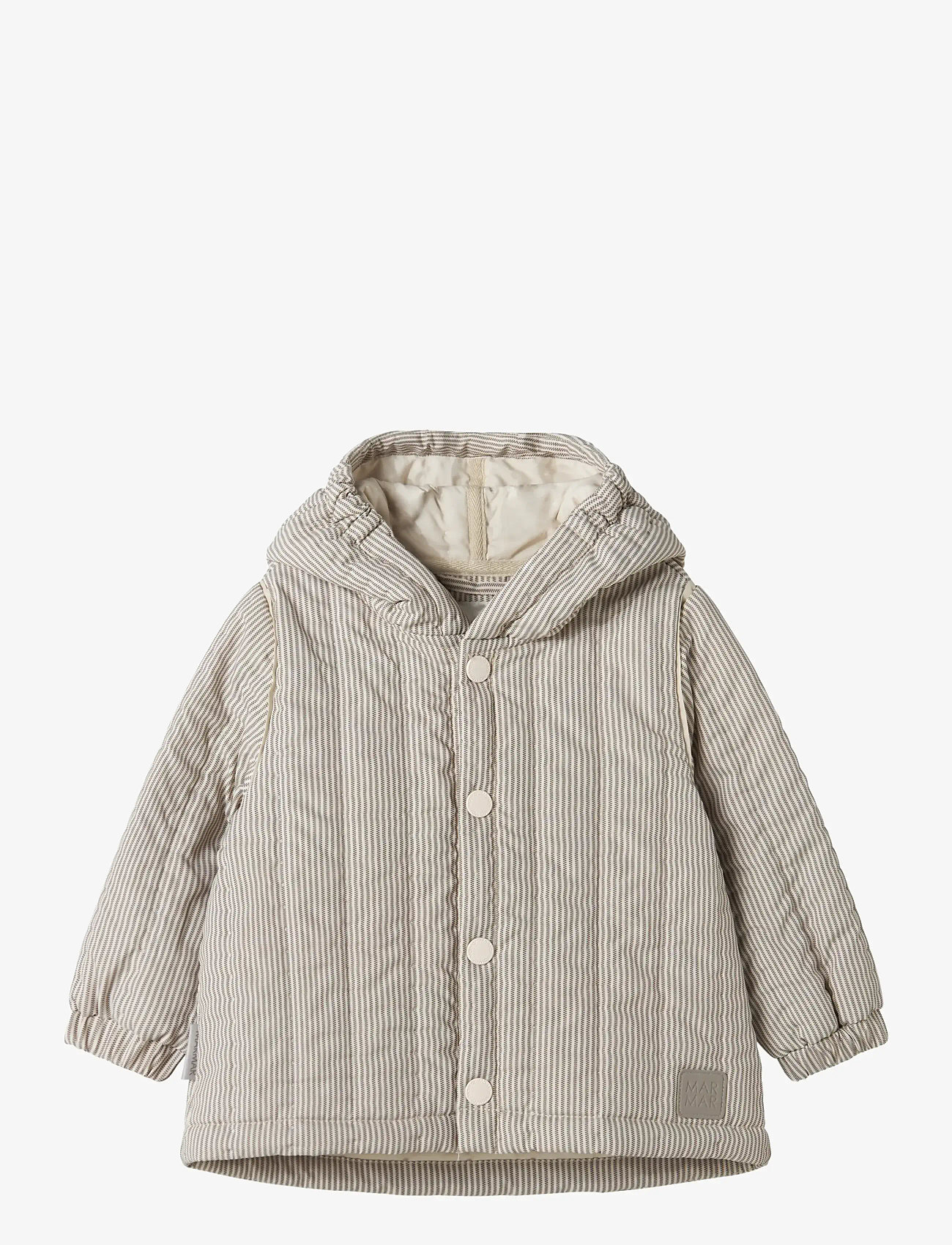 MarMar Copenhagen - Omaro Jacket - tepitud jakid - dark brown stripe - 1