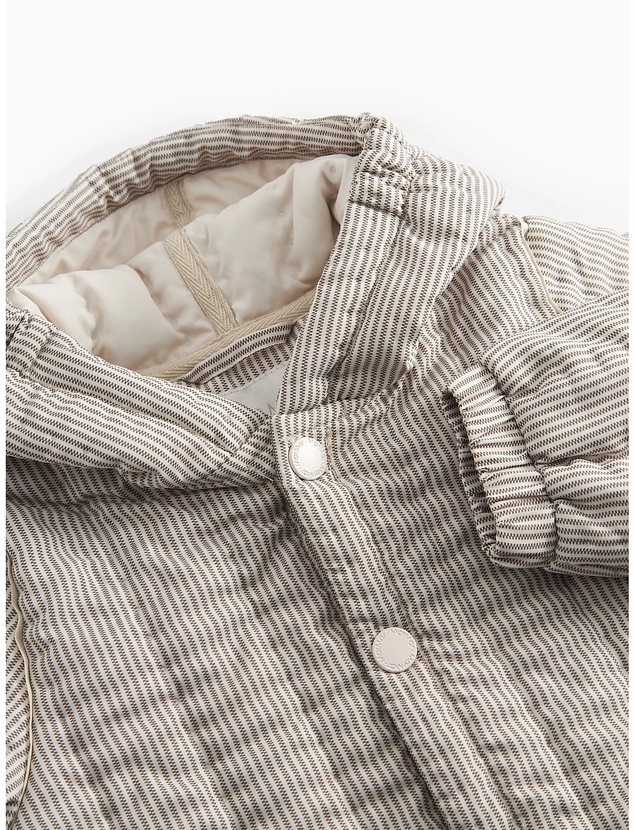 MarMar Copenhagen - Omaro Jacket - vatteraðir jakkar - dark brown stripe - 4