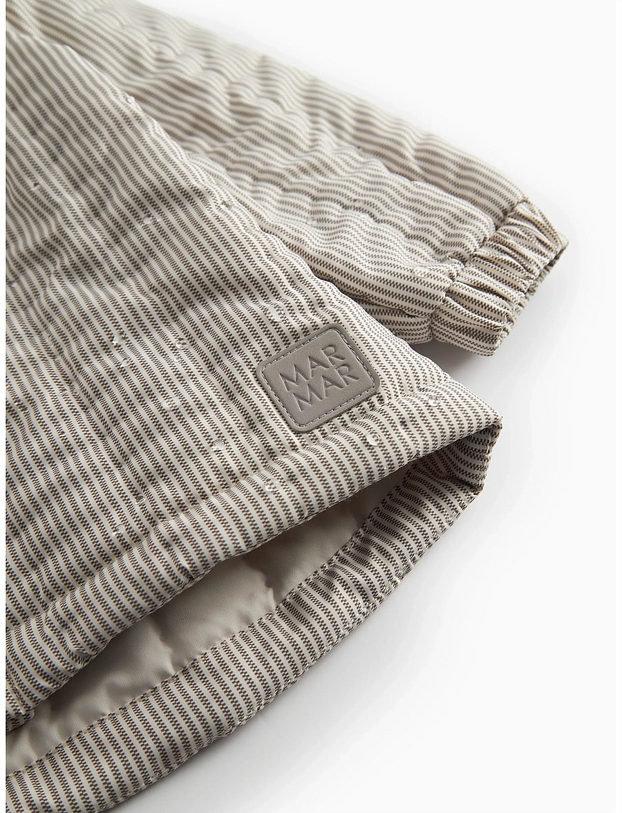 MarMar Copenhagen - Omaro Jacket - vatteraðir jakkar - dark brown stripe - 5
