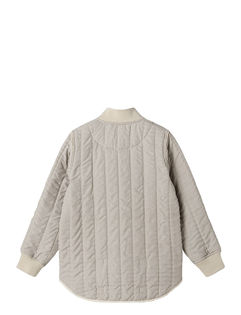 MarMar Copenhagen - Orry Jacket - steppjacken - dark brown stripe - 2