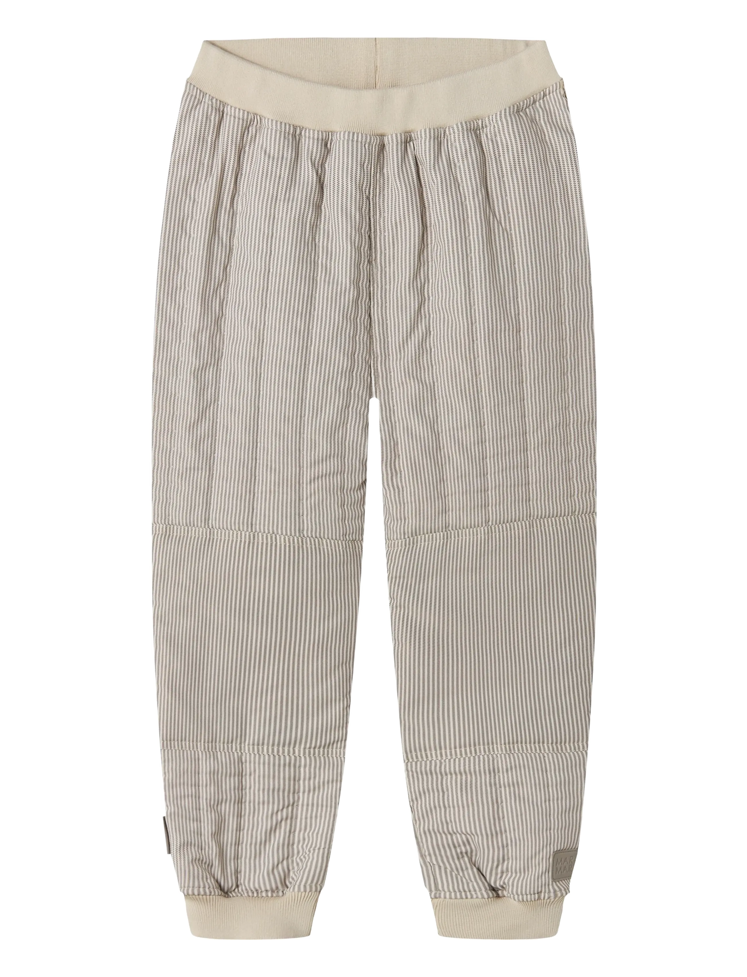 MarMar Copenhagen - Odin Pants - termobukser - dark brown stripe - 1