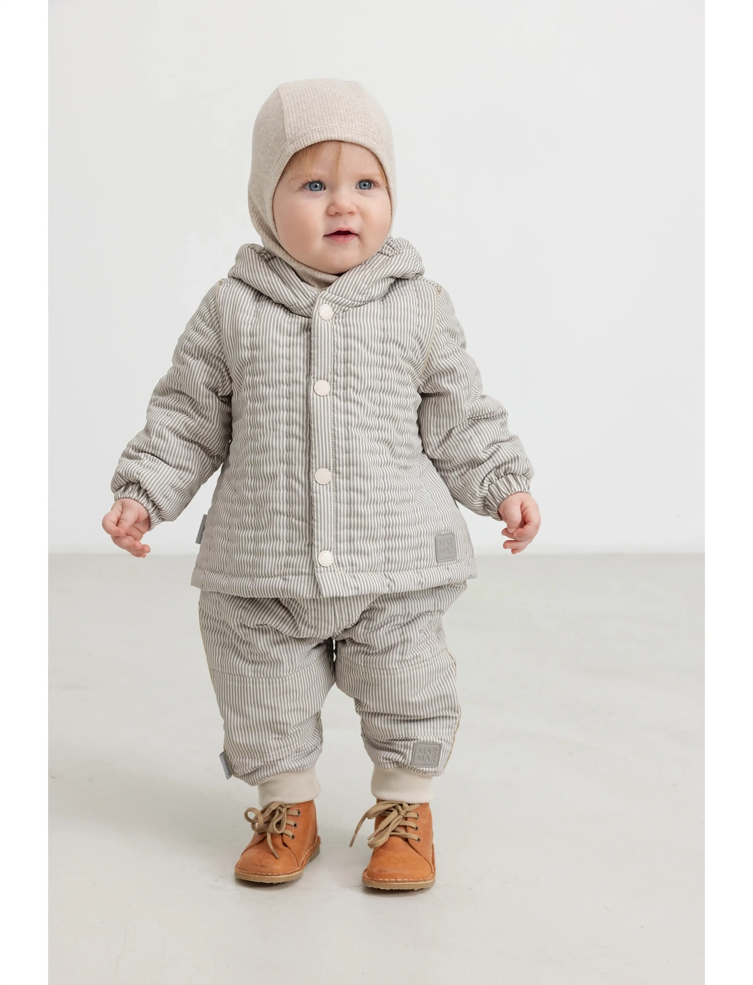 MarMar Copenhagen Odin Pants, 128, Cream, Termo-Overtøj > Termo-Bukser, Børn