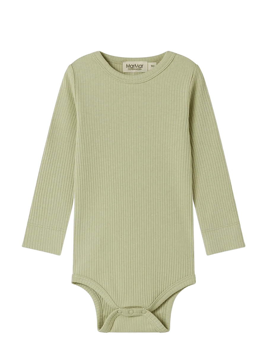 MarMar Copenhagen - Plain Body LS - długie rękawy - dried bay - 0