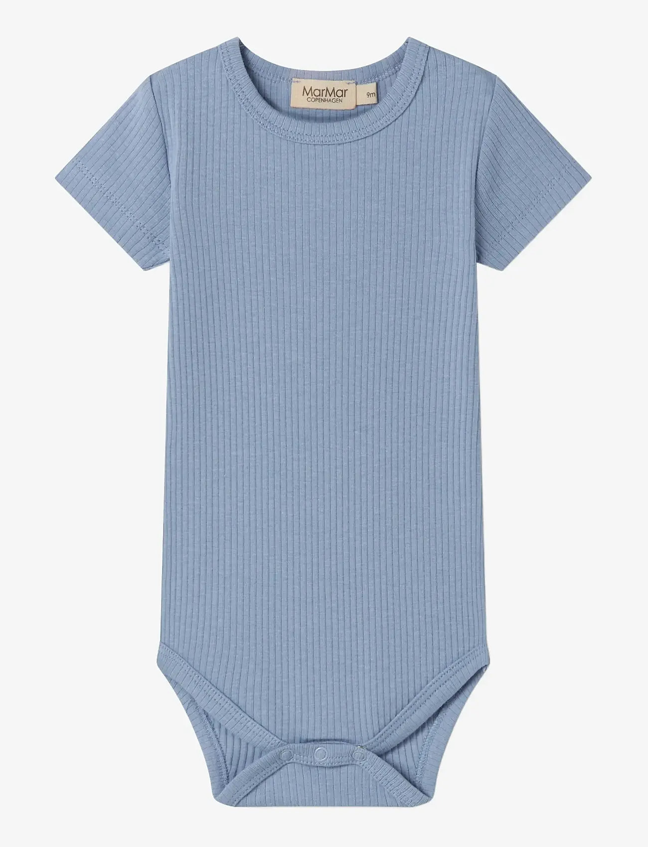 MarMar Copenhagen - Plain Body SS - lühikeste varrukatega - blue iris - 0