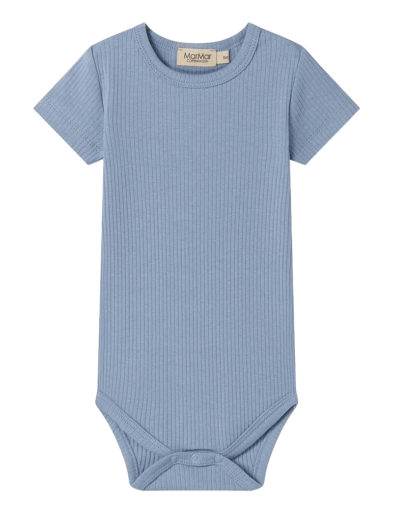 MarMar Copenhagen - Plain Body SS - lühikeste varrukatega - blue iris - 0